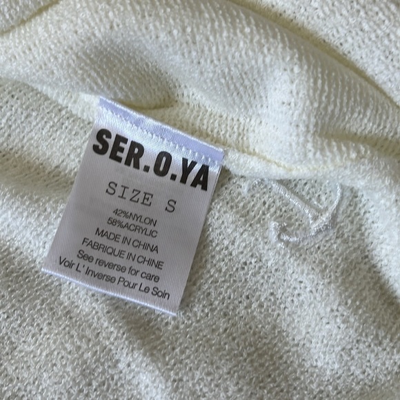 SER.O.YA Men’s Easton White Tee size Small - Picture 10 of 13